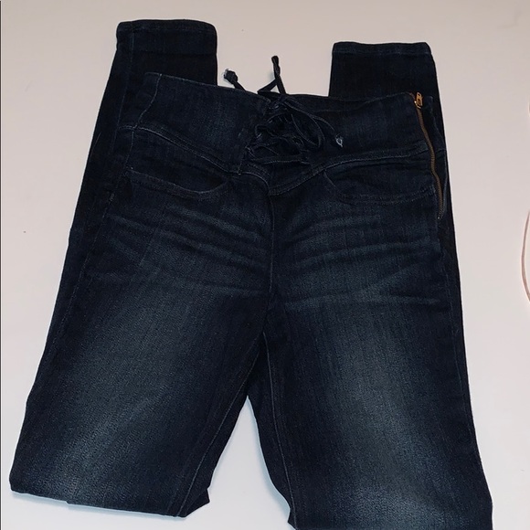 Express Tie Waist Legging Jeans